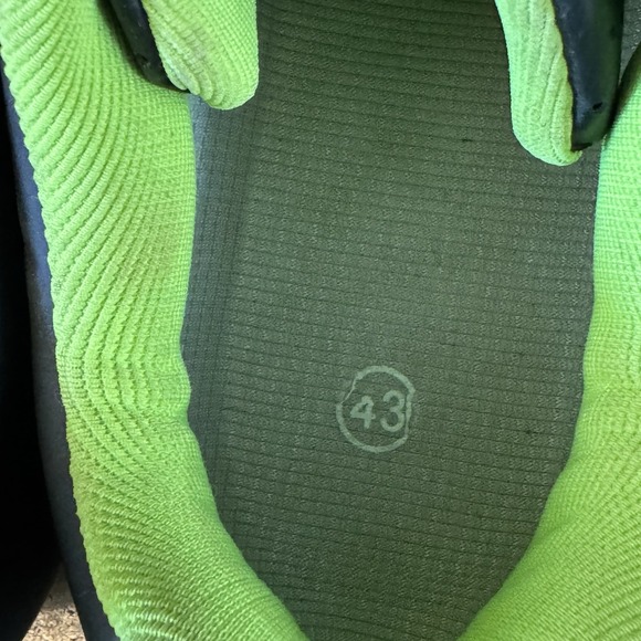 SPEED‎ Microtex Cycling Bike Bicycle Shoes Black Green 3 Bolt Size EU 43 Unisex - Picture 8 of 13